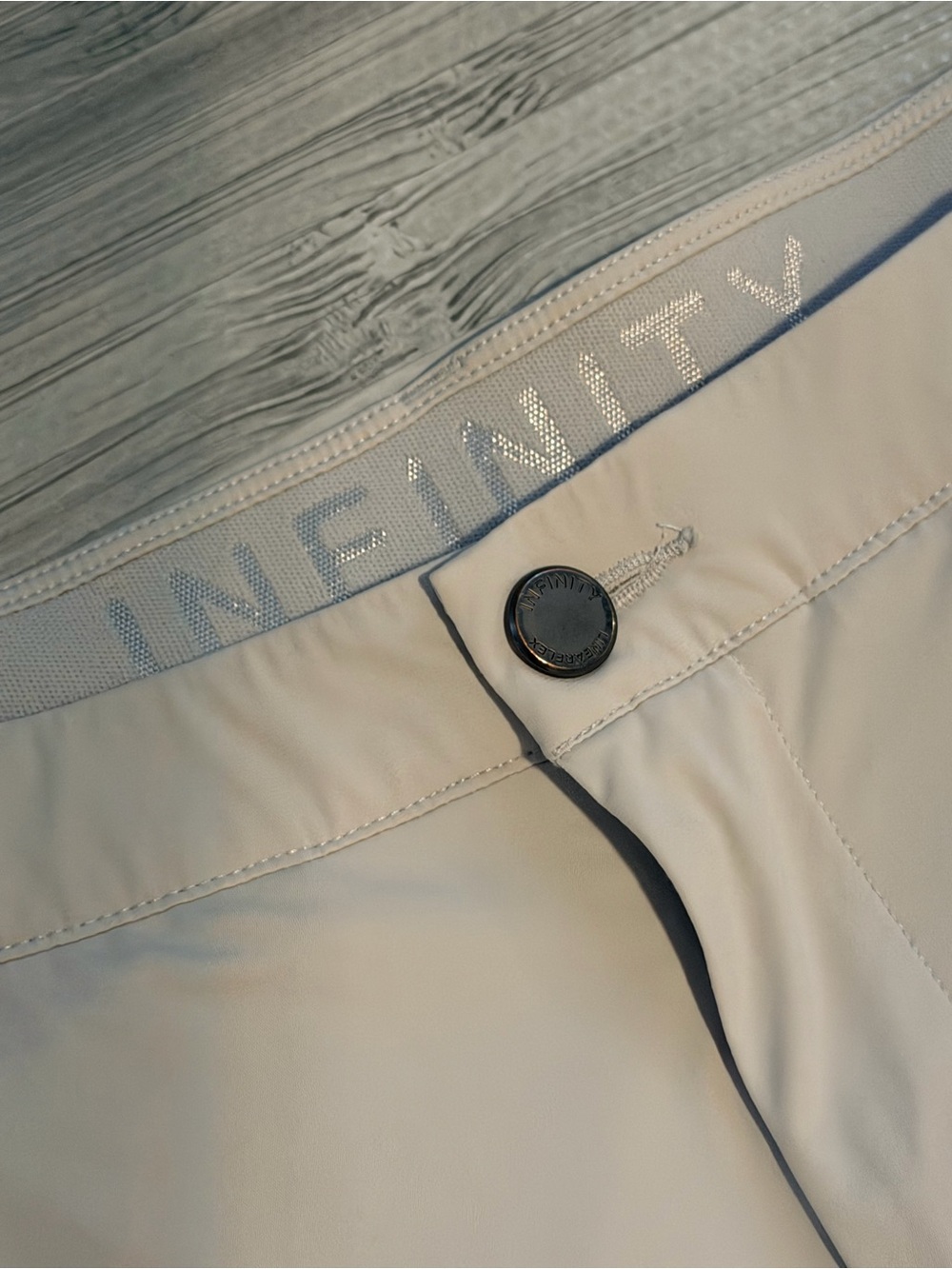 Infinity Linearflex Performance Stretch Moisture Wicking Shorts | Tan, 38 - Picture 5 of 8